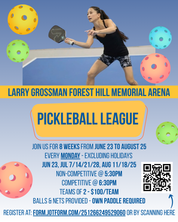 Pickleball poster with form